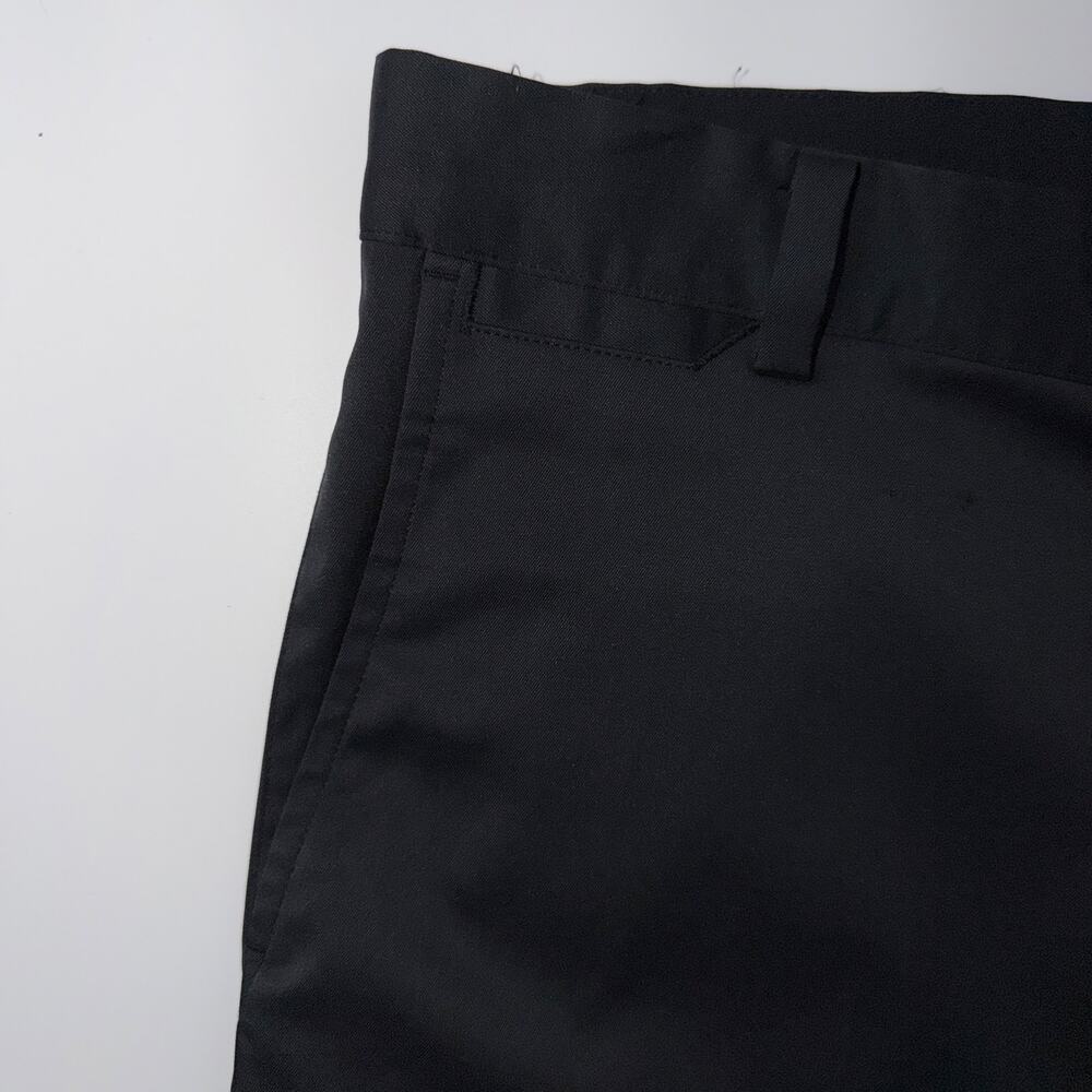 Nike Golf Dri-FIT Black Flat Front Performance Tech Pants 33x32 - measures 33x29 - Picture 5 of 16